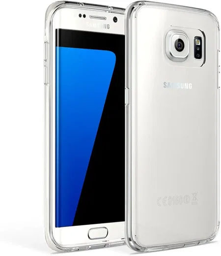 Samsung Galaxy S7 Edge TPU Hoesje Transparant afbeelding 1