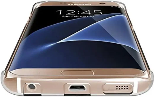 Samsung Galaxy S7 Edge TPU Hoesje Transparant afbeelding 4