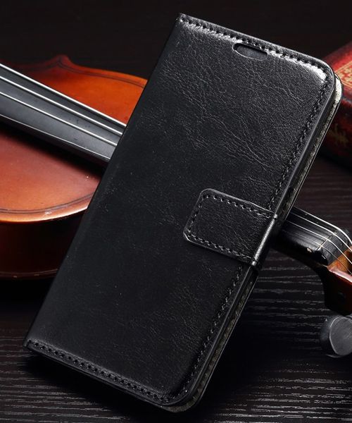 Samsung Galaxy S7 Bookcase Flip Hoesje Met Pasjes Zwart afbeelding 1
