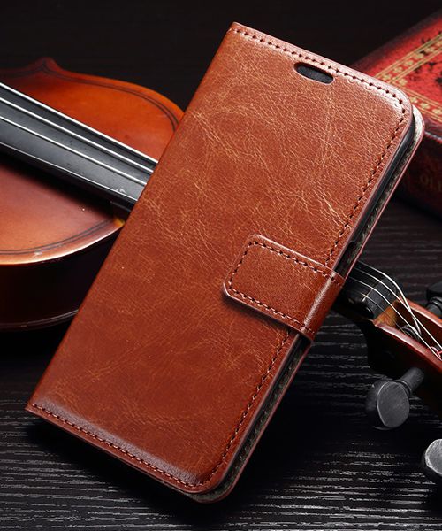 Samsung Galaxy S7 Bookcase Flip Hoesje Met Pasjes Bruin afbeelding 1