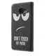 Samsung Galaxy A3 2016 Portemonnee Flip Hoesje Don't Touch My Phone afbeelding 3