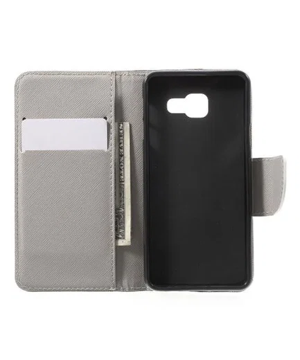 Samsung Galaxy A3 2016 Portemonnee Flip Hoesje Don't Touch My Phone afbeelding 2