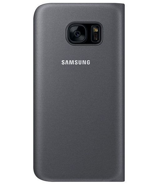 Samsung Galaxy S7 S-View Cover Zwart Origineel afbeelding 3