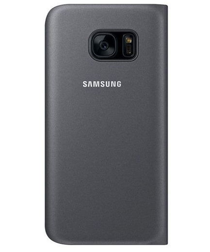 Samsung Galaxy S7 S-View Cover Zwart Origineel afbeelding 3