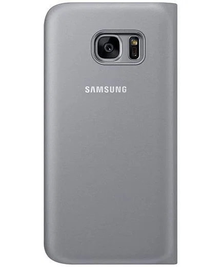 Samsung Galaxy S7 S-View Cover Zilver Origineel afbeelding 3