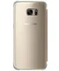 Samsung Galaxy S7 Edge Clear View Flip Case Goud afbeelding 3