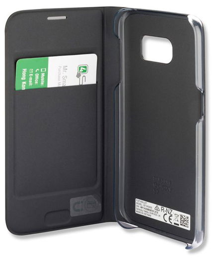 Samsung Galaxy S7 Portemonnee Hoesje Zwart Origineel afbeelding 3