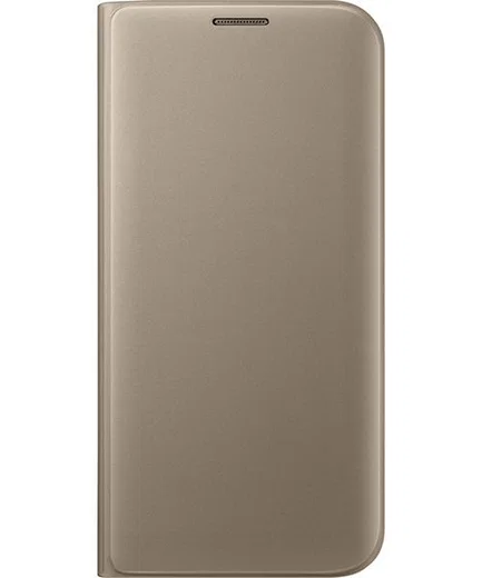 Samsung Galaxy S7 Portemonnee Hoesje Goud Origineel afbeelding 3