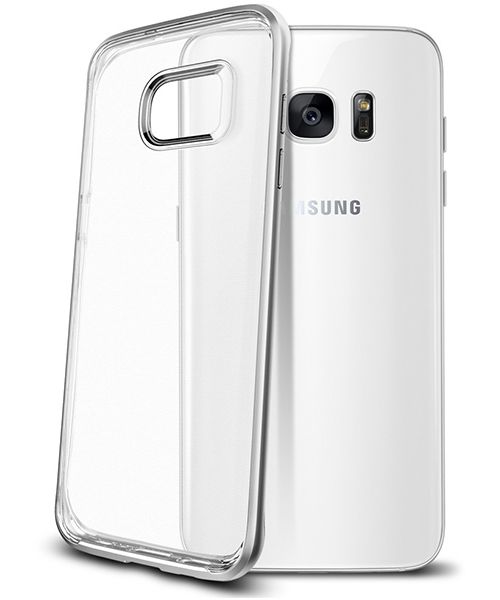Spigen Neo Hybrid Crystal Samsung Galaxy S7 Edge Hoesje Satin Silver afbeelding 3