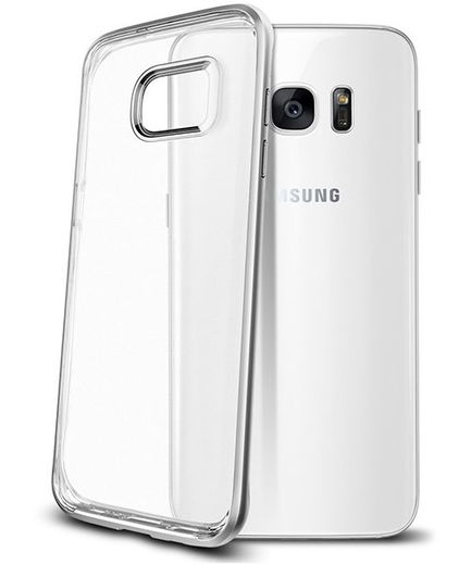 Spigen Neo Hybrid Crystal Samsung Galaxy S7 Edge Hoesje Satin Silver afbeelding 3