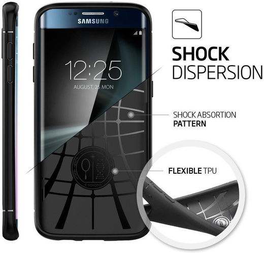 Spigen Rugged Armor Samsung Galaxy S7 Edge Hoesje Zwart afbeelding 4