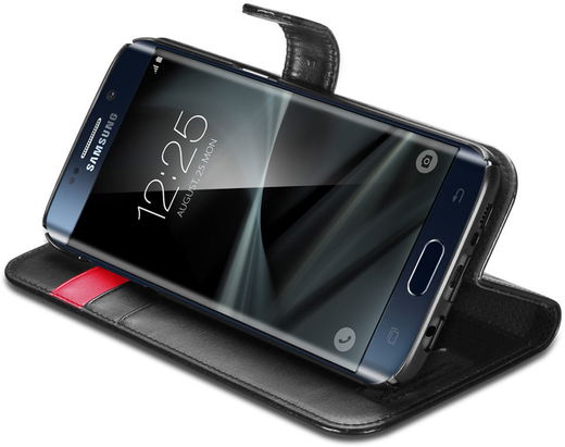 Spigen Wallet S Flip Hoesje Samsung Galaxy S7 Edge Black afbeelding 7