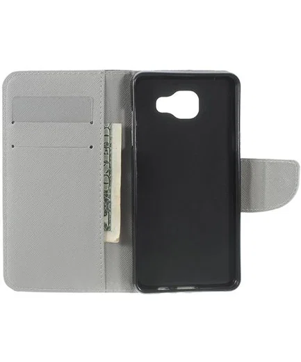 Samsung Galaxy A5 (2016) Portemonnee Flip Hoesje Don't Touch My Phone afbeelding 5