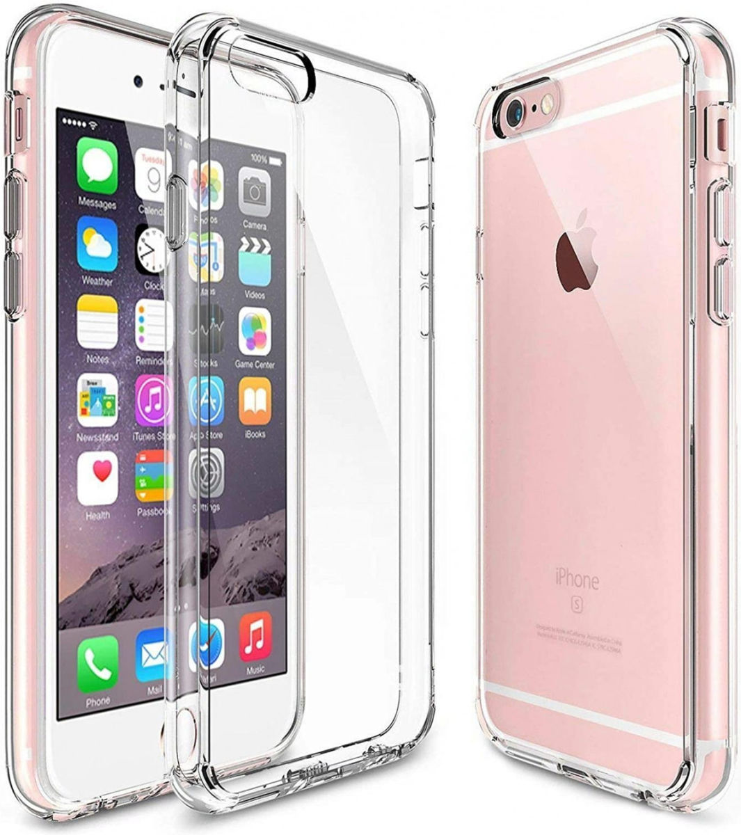 Apple iPhone 6S Doorzichtig Hoesje afbeelding 2