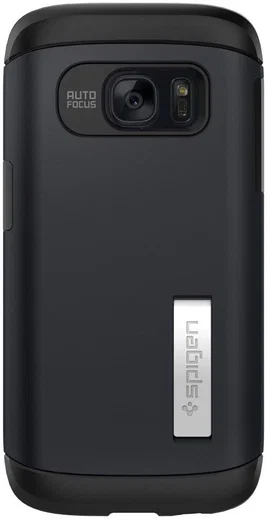 Spigen Slim Armor Case Samsung Galaxy S7 Metal Slate afbeelding 1