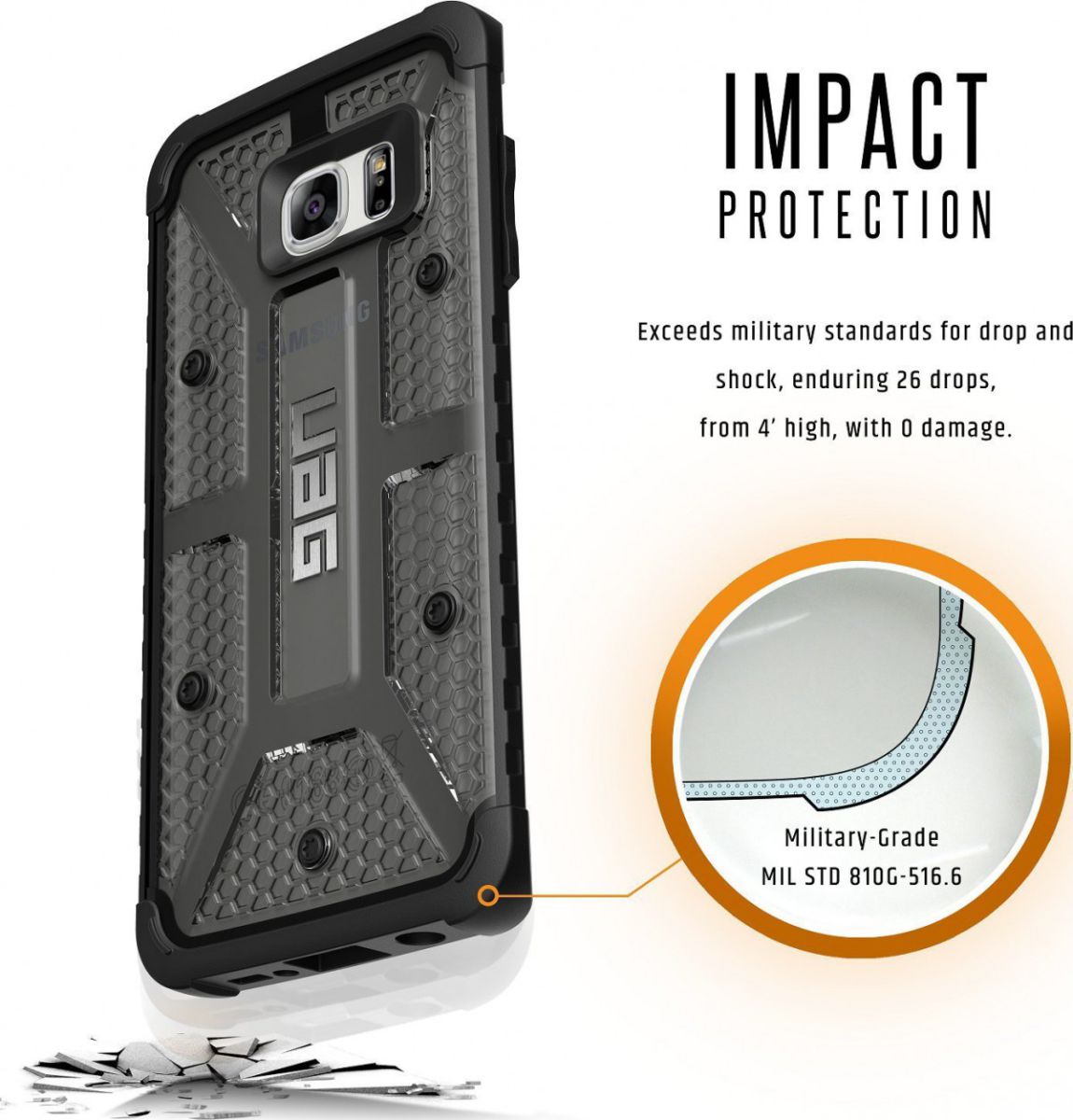 UAG Composite Case Samsung Galaxy S7 Edge Ash afbeelding 5