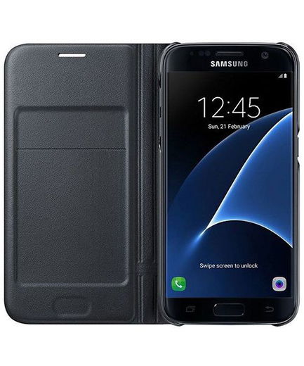 Samsung Galaxy S7 Led View Hoesje Zwart Origineel afbeelding 2