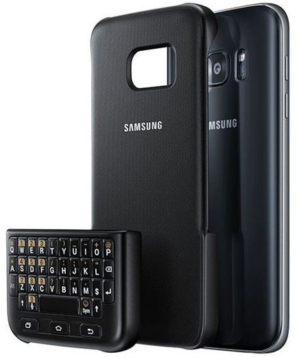 Samsung Galaxy S7 Keyboard Cover Zwart Origineel afbeelding 2