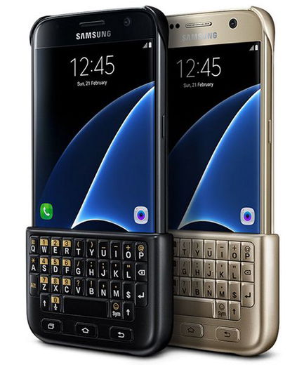 Samsung Galaxy S7 Keyboard Cover Zwart Origineel afbeelding 3