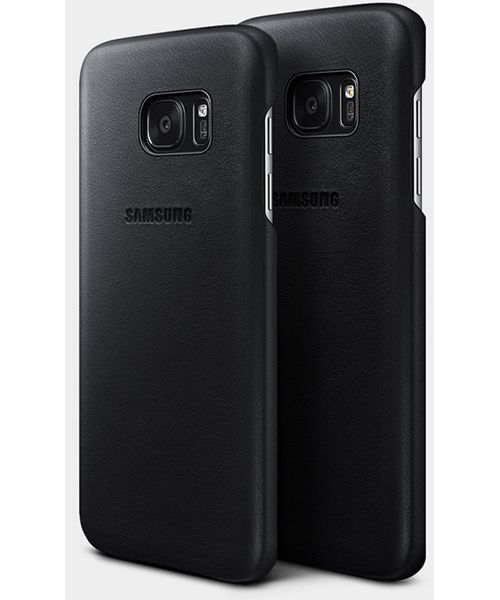 Samsung Galaxy S7 Leather Cover Zwart Origineel afbeelding 4