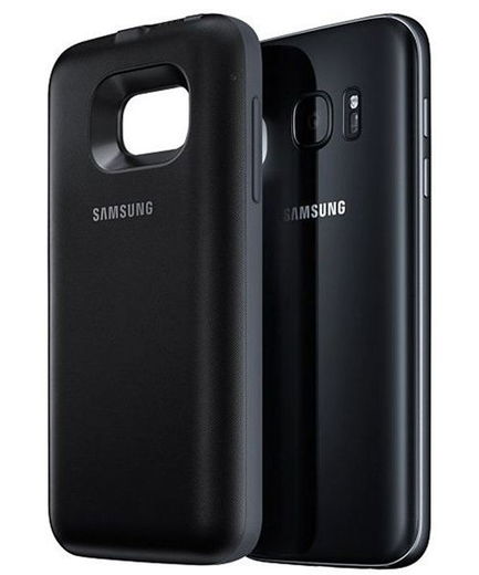 Samsung Galaxy S7 Back Pack Zwart Origineel afbeelding 1