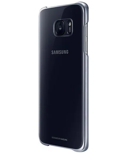 Samsung Galaxy S7 Edge Clear Cover Zwart Origineel afbeelding 1