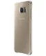 Samsung Galaxy S7 Edge Clear Cover Goud Origineel afbeelding 1