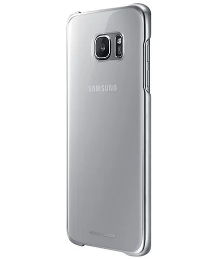 Samsung Galaxy S7 Edge Clear Cover Zilver Origineel afbeelding 1