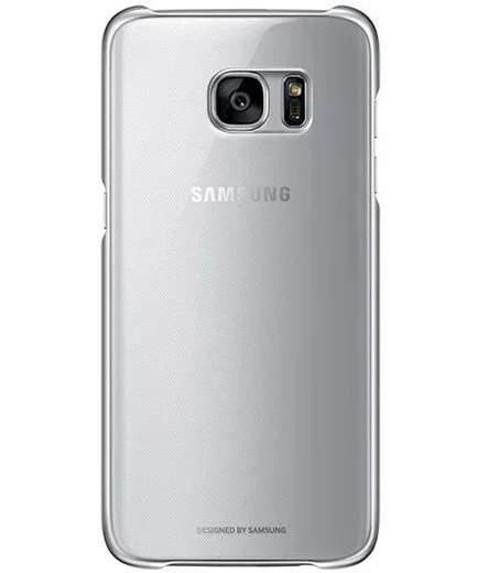 Samsung Galaxy S7 Edge Clear Cover Zilver Origineel afbeelding 2