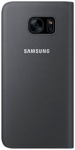 Samsung Galaxy S7 Edge S-View Cover Zwart Origineel afbeelding 3
