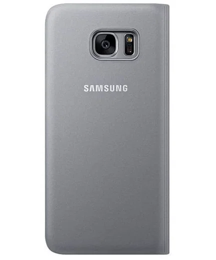 Samsung Galaxy S7 Edge S-View Cover Zilver Origineel afbeelding 4