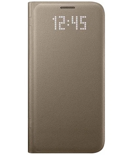 Samsung Galaxy S7 Edge Led View Hoesje Goud Origineel afbeelding 1