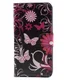Samsung Galaxy J3 (2016) Portemonnee Hoesje Butterfly Flowers afbeelding 3