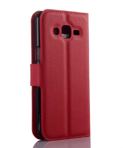 Samsung Galaxy J3 (2016) Portemonnee Hoesje Rood afbeelding 4