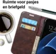 Samsung Galaxy S7 Edge Portemonnee Bookcase Hoesje Coffee afbeelding 2