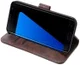 Samsung Galaxy S7 Edge Portemonnee Bookcase Hoesje Coffee afbeelding 11