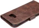 Samsung Galaxy S7 Edge Portemonnee Bookcase Hoesje Coffee afbeelding 10