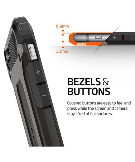 Spigen Tough Armor Tech Case Apple iPhone 6S Gunmetal afbeelding 8