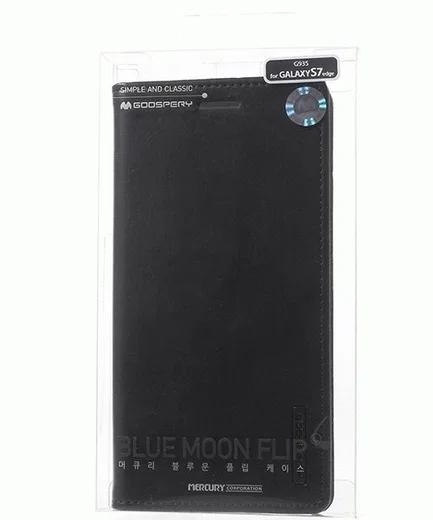 Mercury Portemonnee Flip Hoesje Samsung Galaxy S7 Edge Zwart afbeelding 10