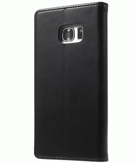 Mercury Portemonnee Flip Hoesje Samsung Galaxy S7 Edge Zwart afbeelding 4