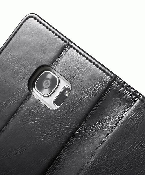 Mercury Portemonnee Flip Hoesje Samsung Galaxy S7 Edge Zwart afbeelding 8