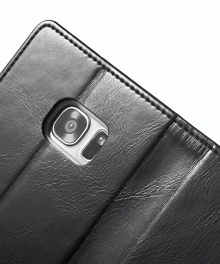 Mercury Portemonnee Flip Hoesje Samsung Galaxy S7 Edge Zwart afbeelding 8