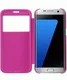 Samsung Galaxy S7 Edge Window View Flip Hoesje Roze afbeelding 2
