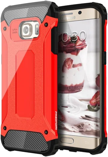 Samsung Galaxy S7 Edge Cool Armor Hoesje Rood afbeelding 1