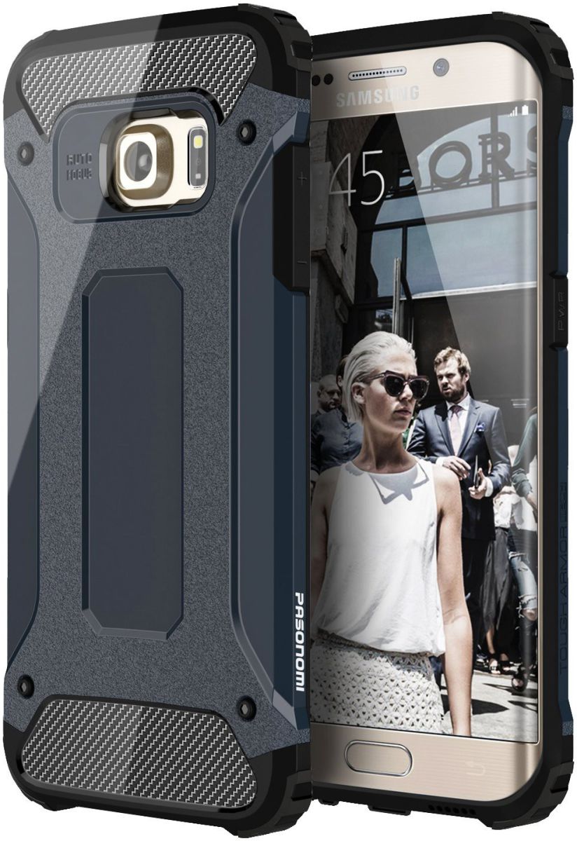 Samsung Galaxy S7 Edge Cool Armor Hoesje Blauw afbeelding 1