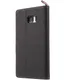 Samsung Galaxy S7 Edge Denim Portemonnee Hoesje Zwart afbeelding 3
