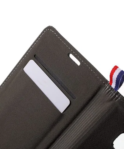 Samsung Galaxy S7 Edge Denim Portemonnee Hoesje Zwart afbeelding 7