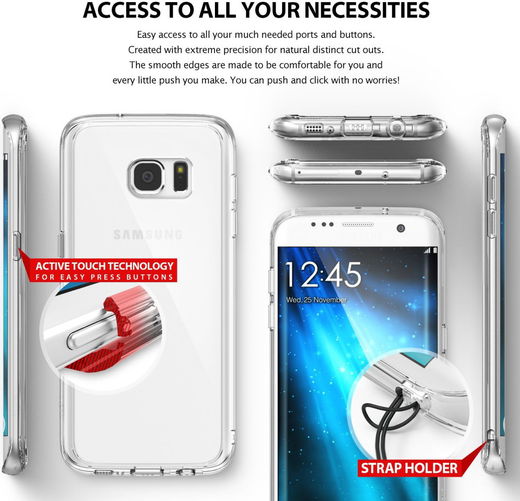 Ringke Fusion Samsung Galaxy S7 Edge hoesje doorzichtig Crystal View afbeelding 6