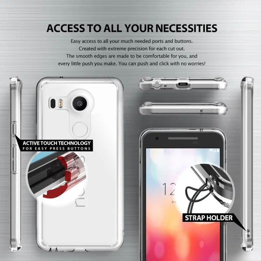 Ringke Fusion LG Nexus 5X Hoesje Doorzichtig Crystal View afbeelding 5