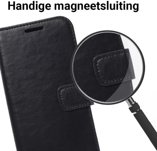 Samsung Galaxy S7 Bookcase Hoesje Met Pasjes Zwart afbeelding 3